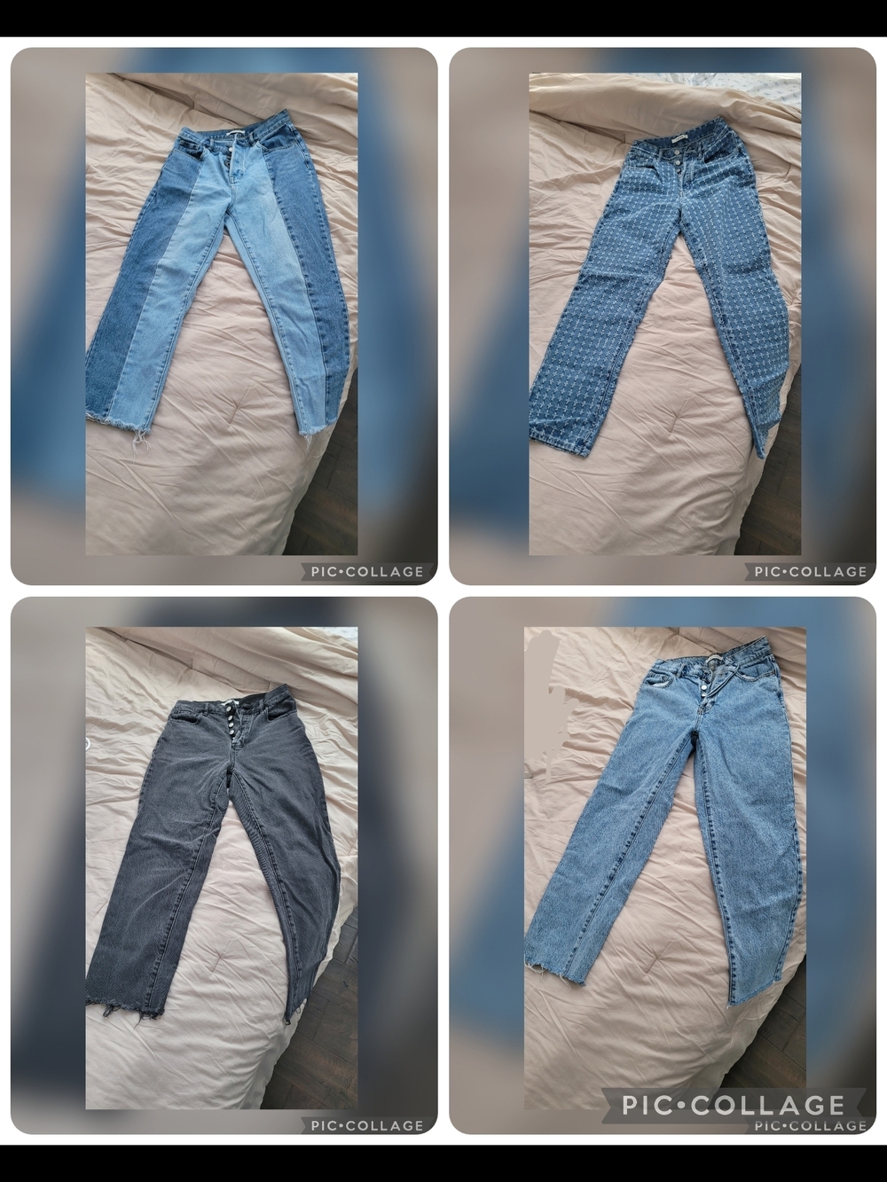 4 Pairs of PacSun Straight Leg Women's Jeans, All Size 26